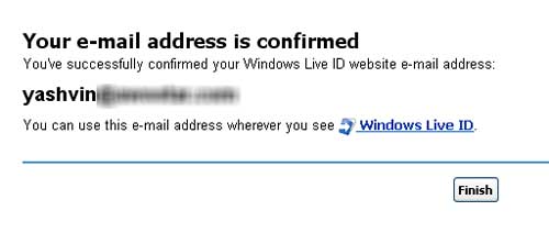 Confirmation Successful