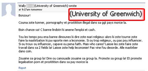Useless groups on Facebook