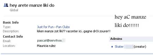 Facebook Abuse groups