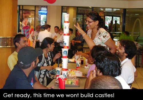 Building castles...