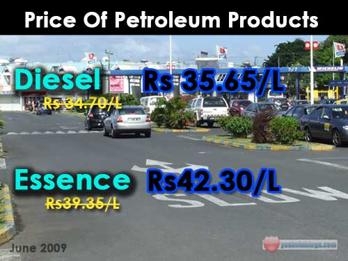 Price of Petrol June 2009