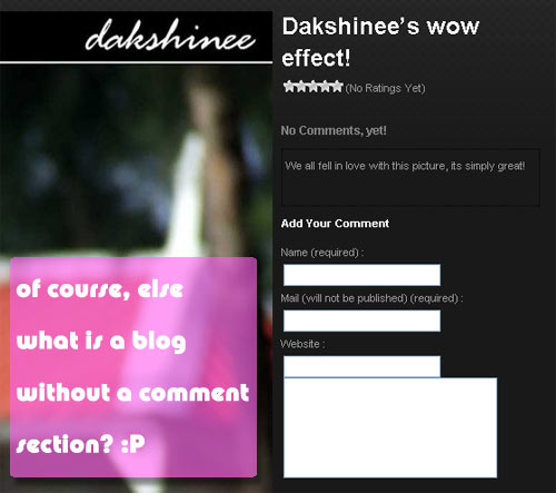 The unforgettable comments!