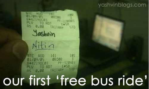 premiere ticket d'autobus