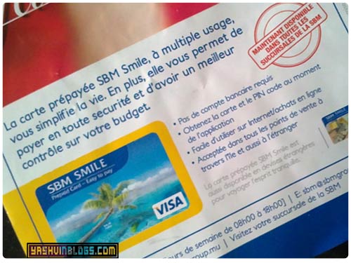 sbm smile prepaid card