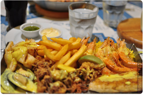 Ocean Basket Platter for 1