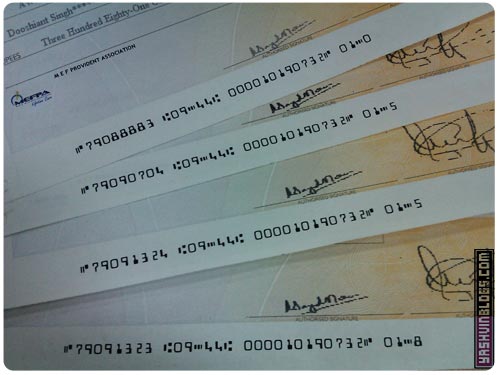 cheques