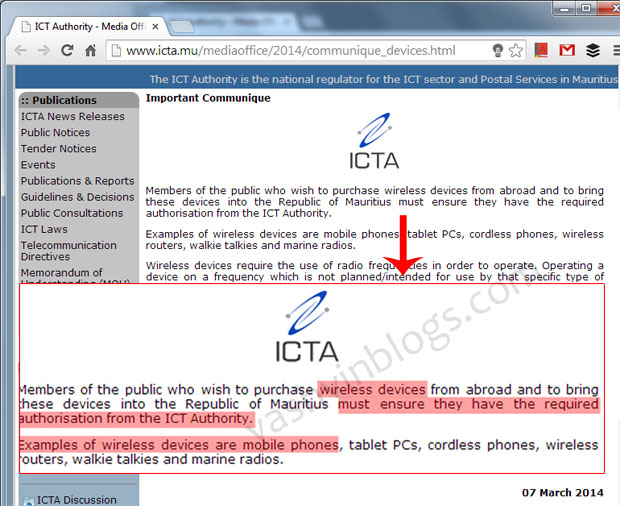 ICTA-communique-mobile