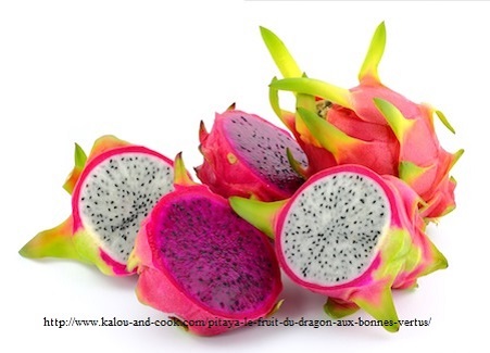 colorful dragon fruit