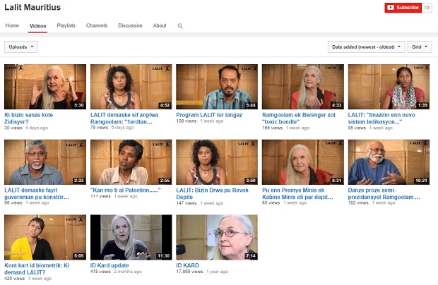 Lalit Mauritius Videos