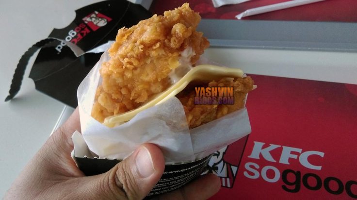 KFC Double Down - In my hands