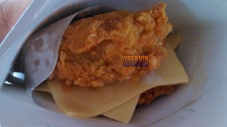 KFC Double Down - Inside the wrap